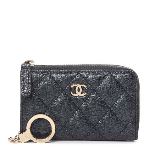 chanel card holder price usa|Chanel zipped key holder.